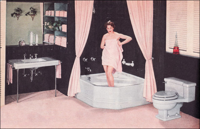 Vintage Bathrooms from 1950s