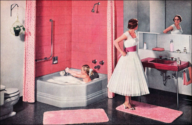 Vintage Bathrooms from 1950s