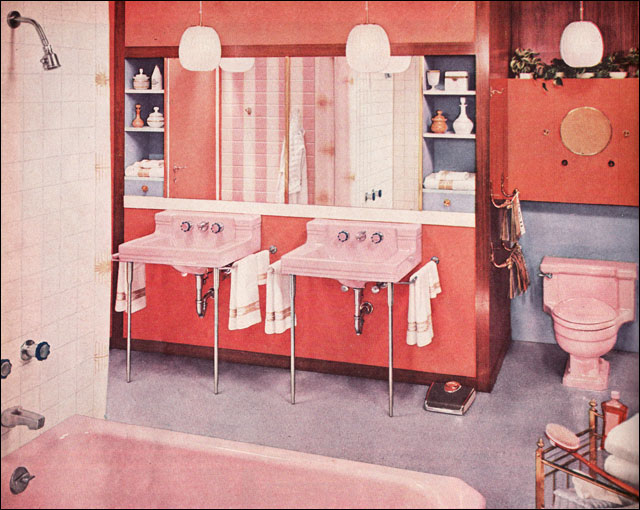 Vintage Bathrooms from 1950s