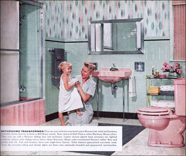 Vintage Bathrooms from 1950s