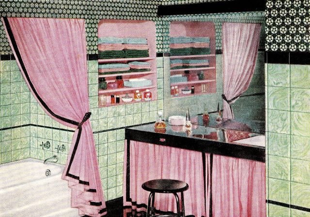 Vintage Bathrooms from 1950s