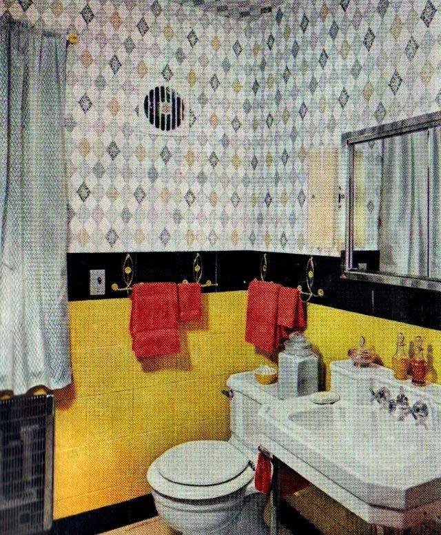 Vintage Bathrooms from 1950s