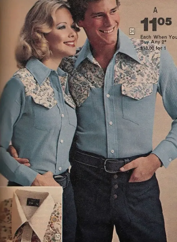 Matching Outfit Fashion of 1970s