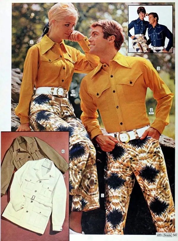 Matching Outfit Fashion of 1970s