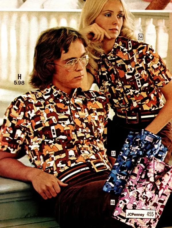 Matching Outfit Fashion of 1970s