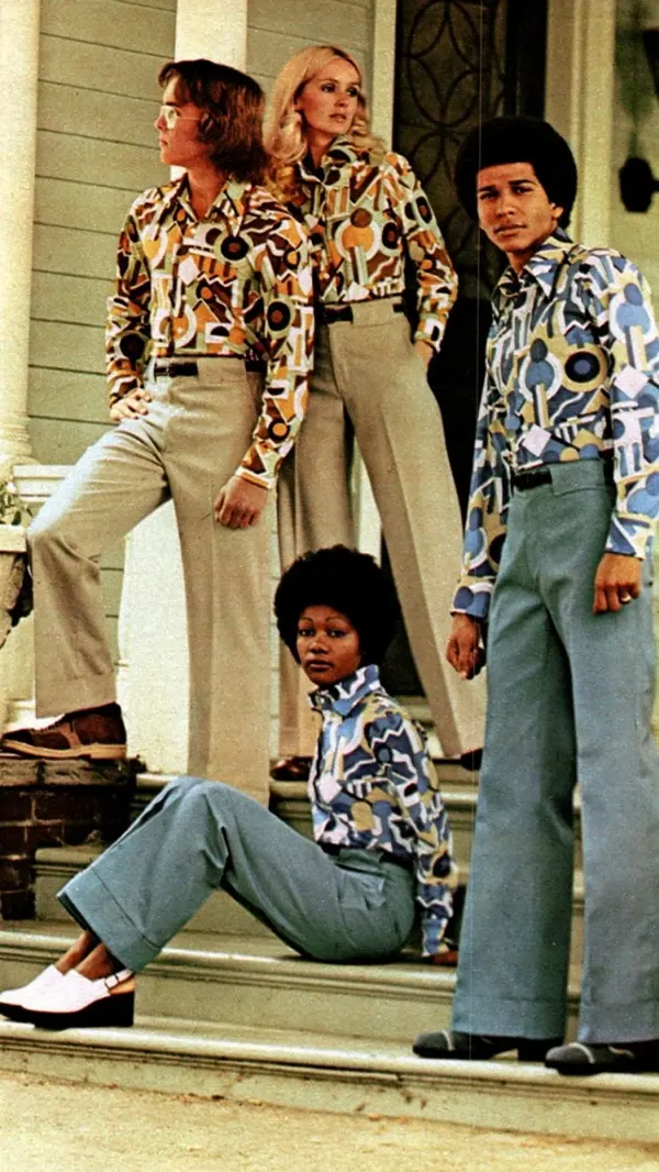Matching Outfit Fashion of 1970s