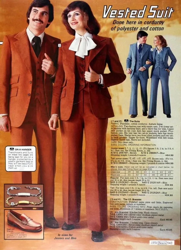 Matching Outfit Fashion of 1970s