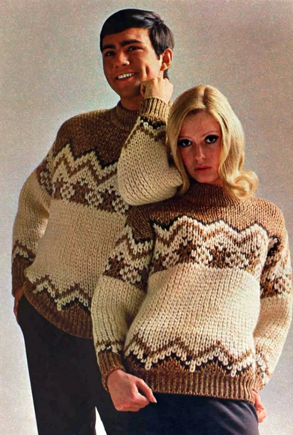 Matching Outfit Fashion of 1970s