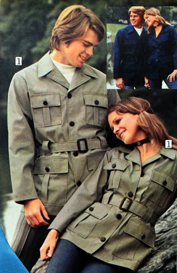 Matching Outfit Fashion of 1970s