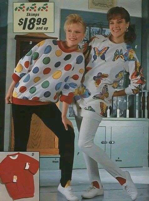 photos worst fashion trends of the 1980s 
