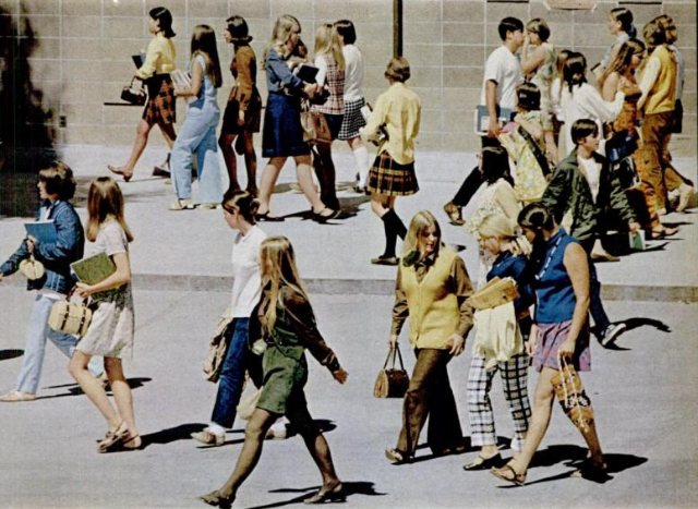 Vintage Photos High School in 1970s