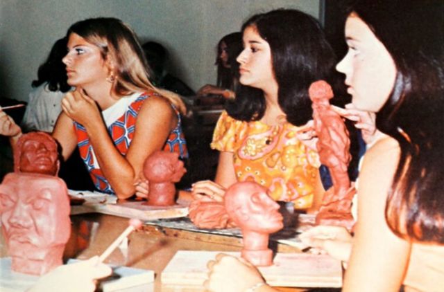 Vintage Photos High School in 1970s