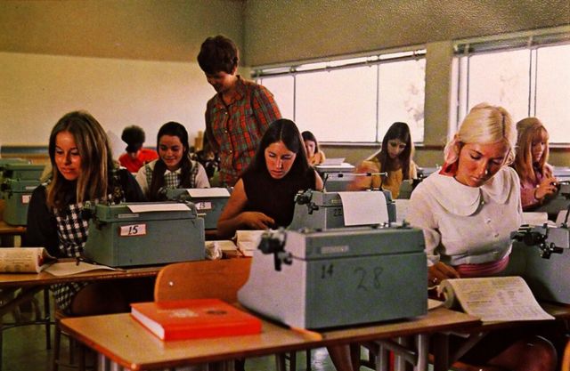 Vintage Photos High School in 1970s
