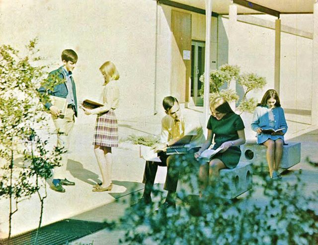 Vintage Photos High School in 1970s
