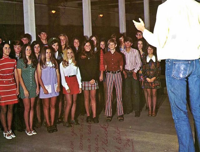 Vintage Photos High School in 1970s