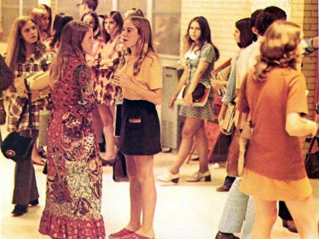 Vintage Photos High School in 1970s