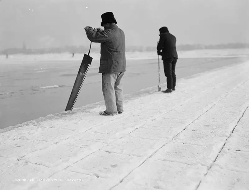 iceman ice delivery vintage photos