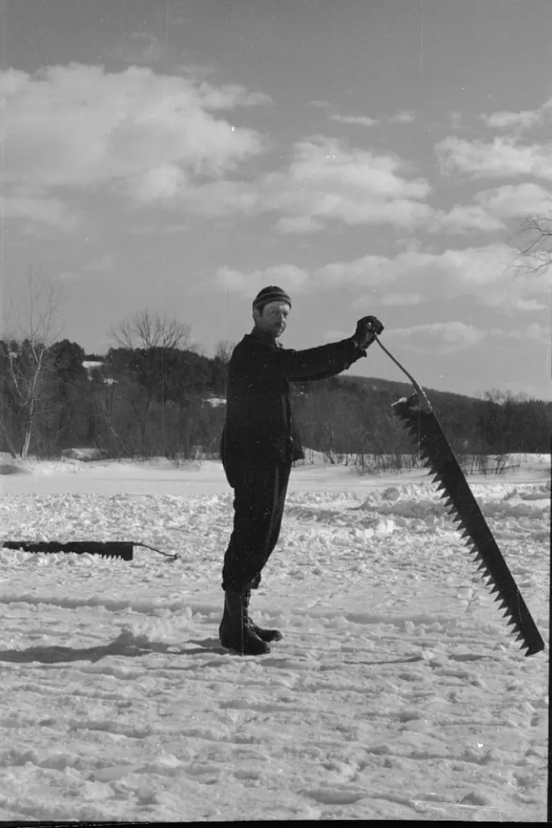 iceman ice delivery vintage photos
