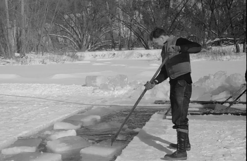 iceman ice delivery vintage photos