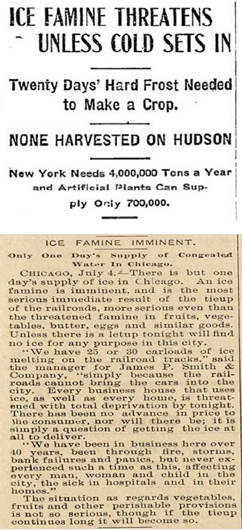 iceman ice delivery vintage photos