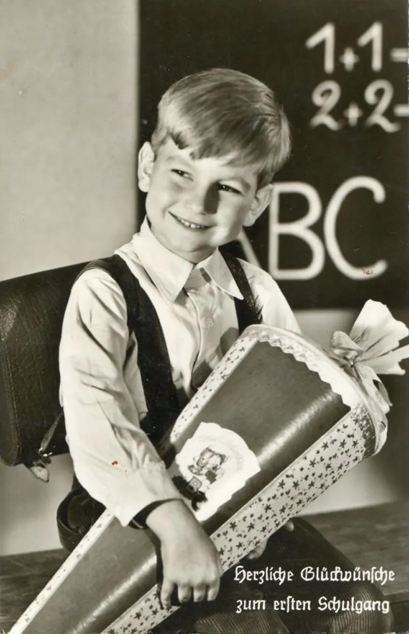 Vintage photos first day of school