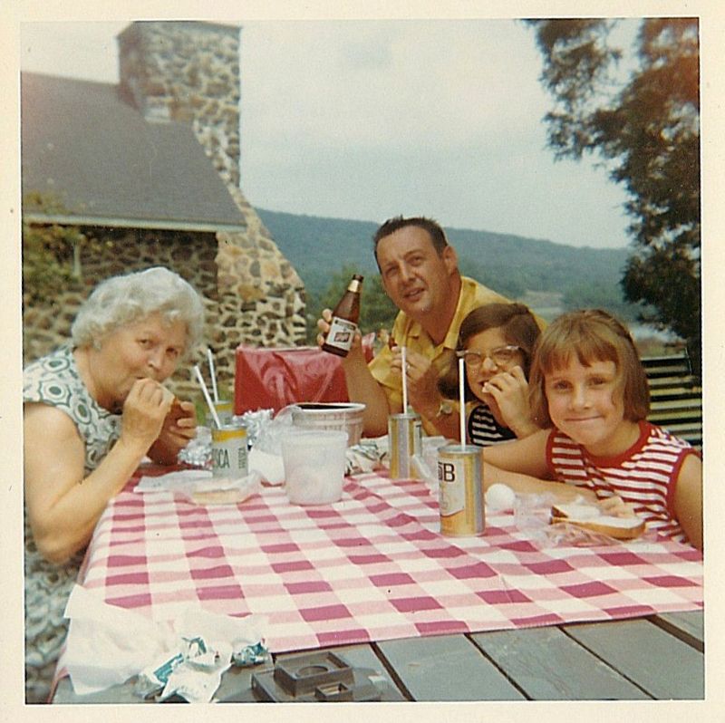 Picnic People Old Photos 