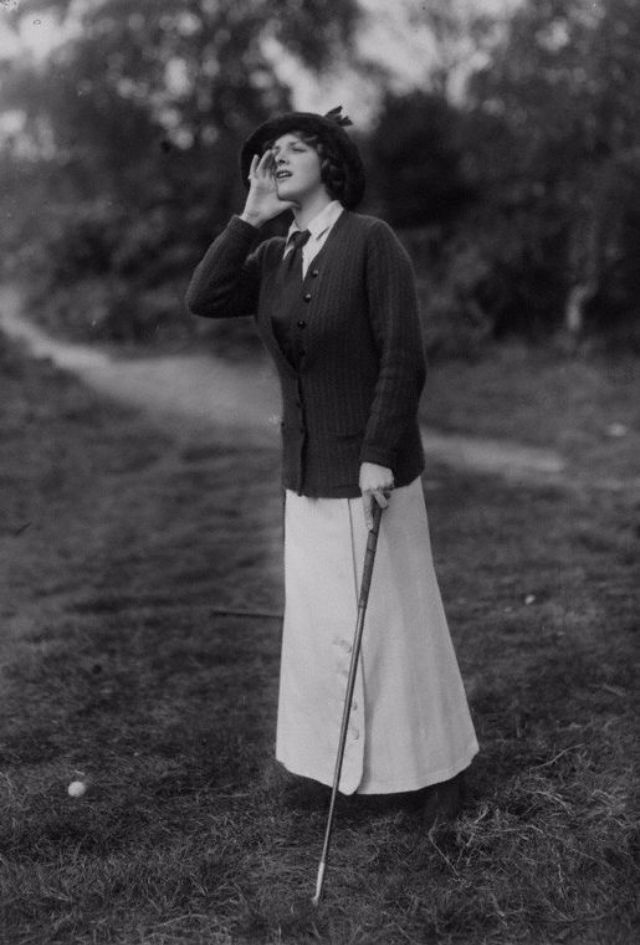 Vintage Photos of People Playing Golf