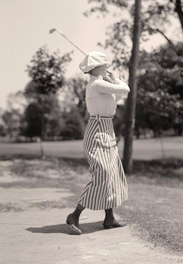 Vintage Photos of People Playing Golf