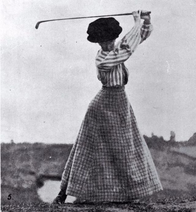 Vintage Photos of People Playing Golf