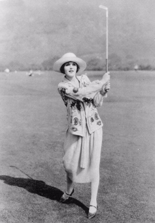 Vintage Photos of People Playing Golf