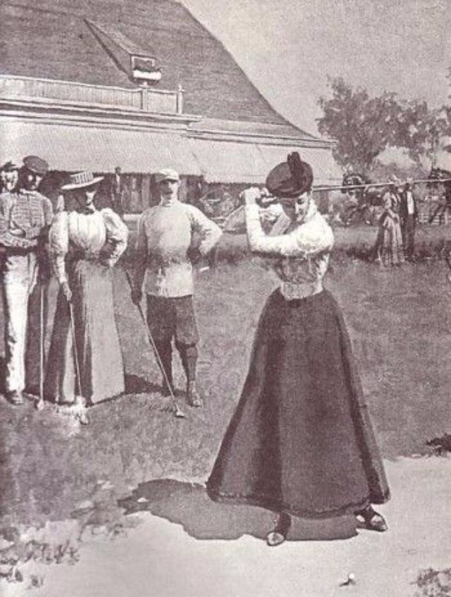 Vintage Photos of People Playing Golf