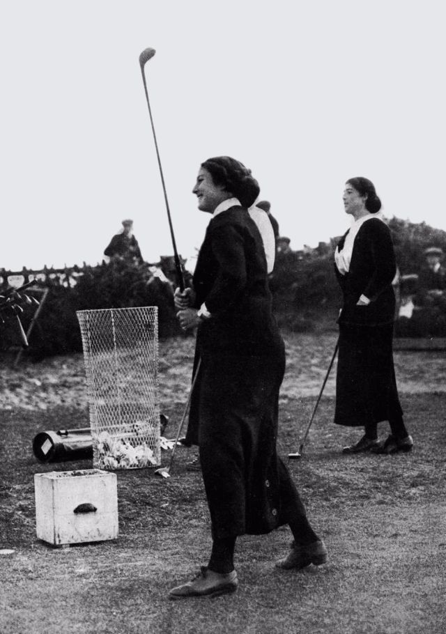 Vintage Photos of People Playing Golf