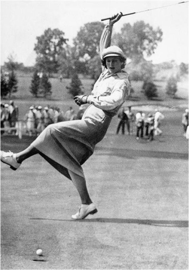 Vintage Photos of People Playing Golf