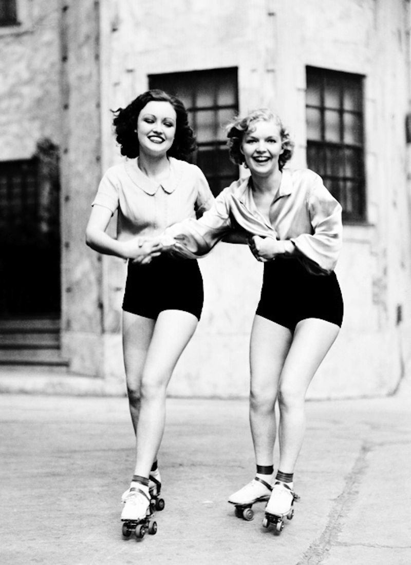 Roller Skating Vintage Photos