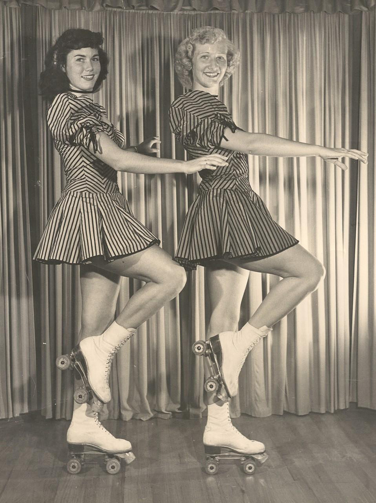 Roller Skating Vintage Photos