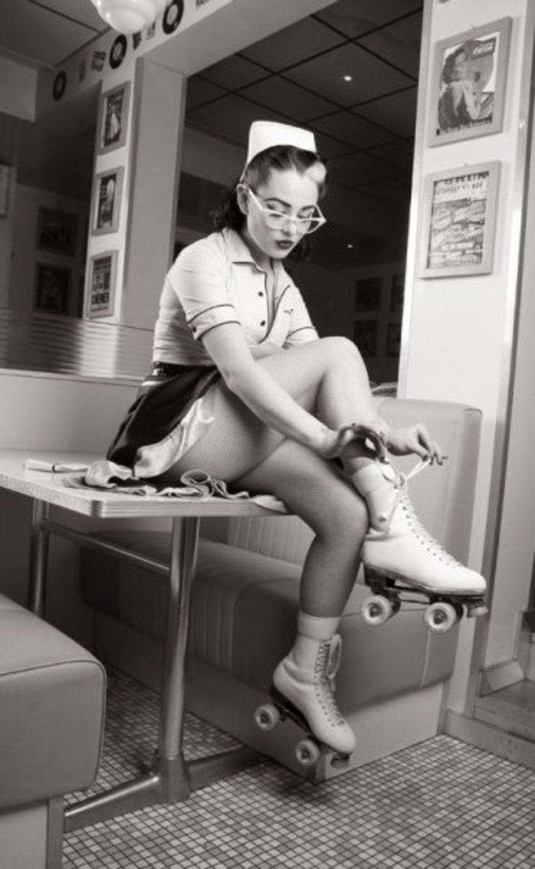 Roller Skating Vintage Photos