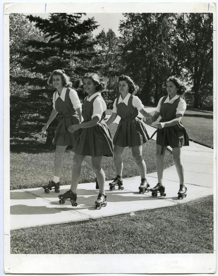Roller Skating Vintage Photos