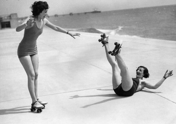 Roller Skating Vintage Photos