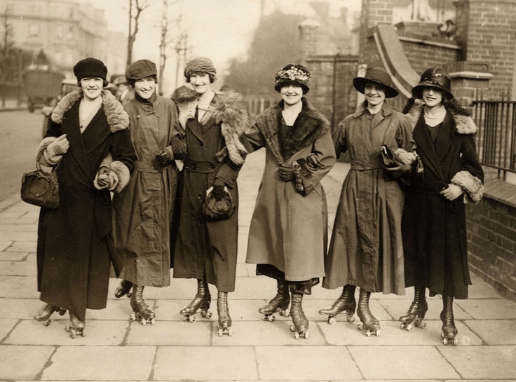 Roller Skating Vintage Photos