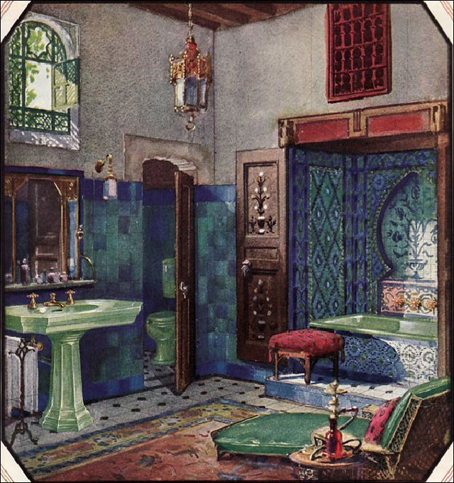 vintage photos of bathroom designs 1920s