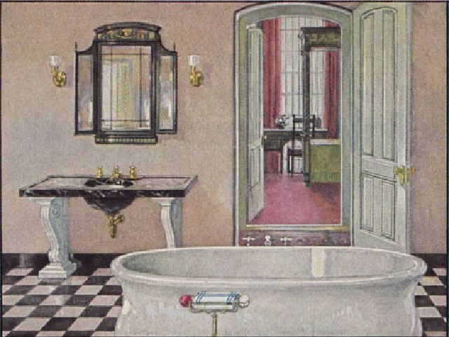vintage photos of bathroom designs 1920s