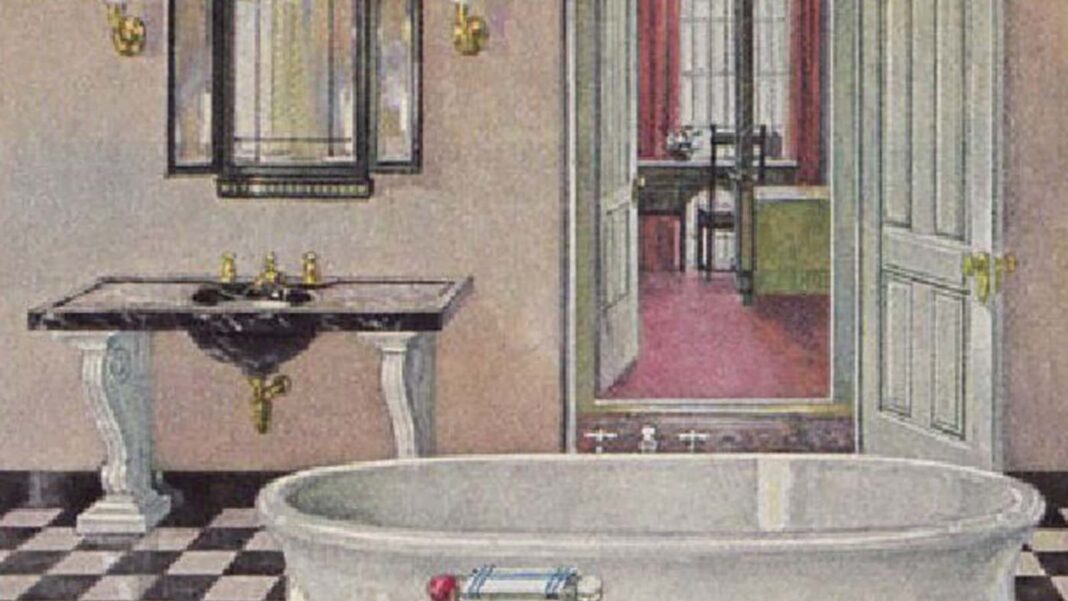 These Vintage Pictures Show What Bathrooms Looked Like in the 1920s