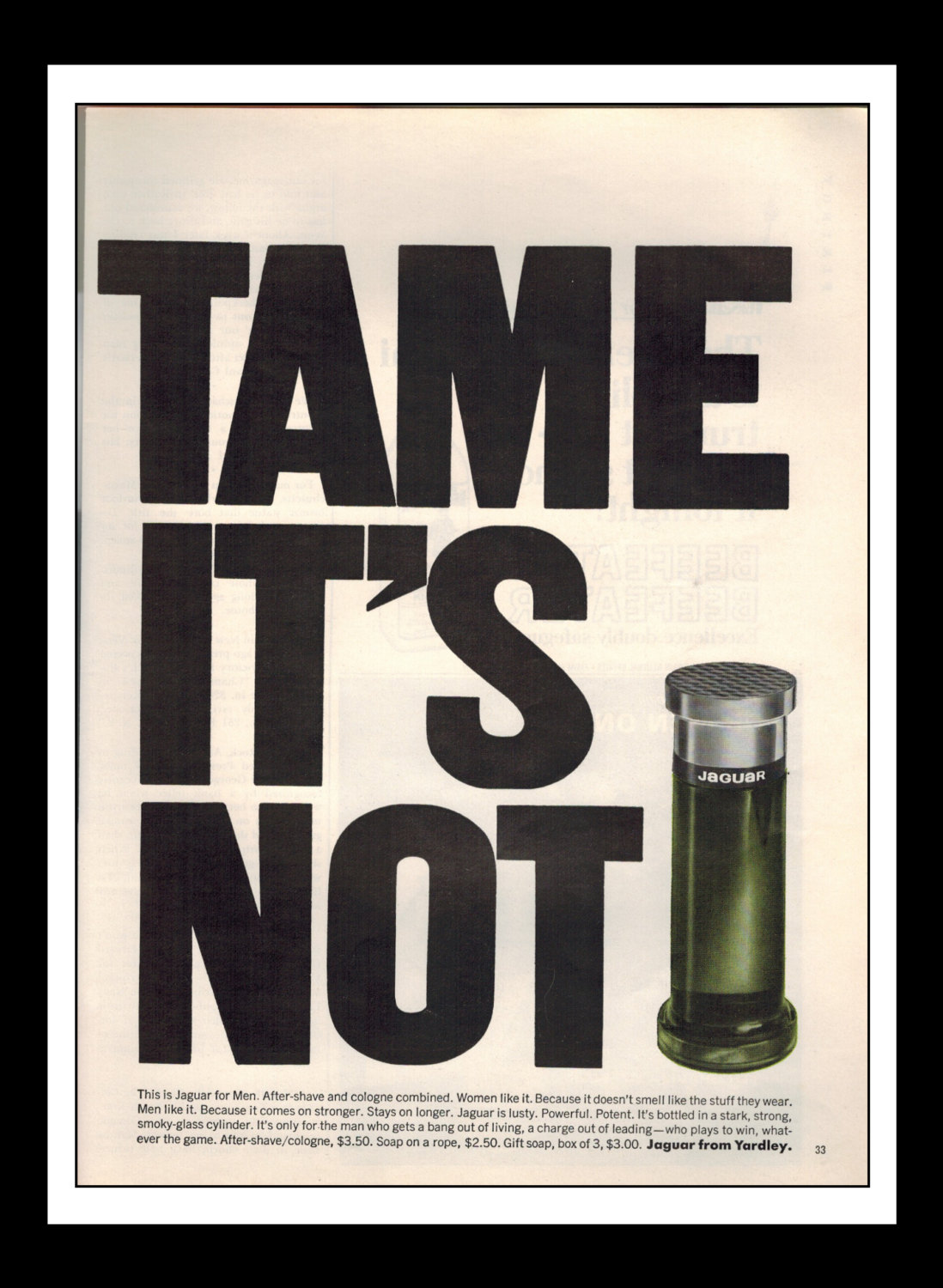intage Men Cologne Ads