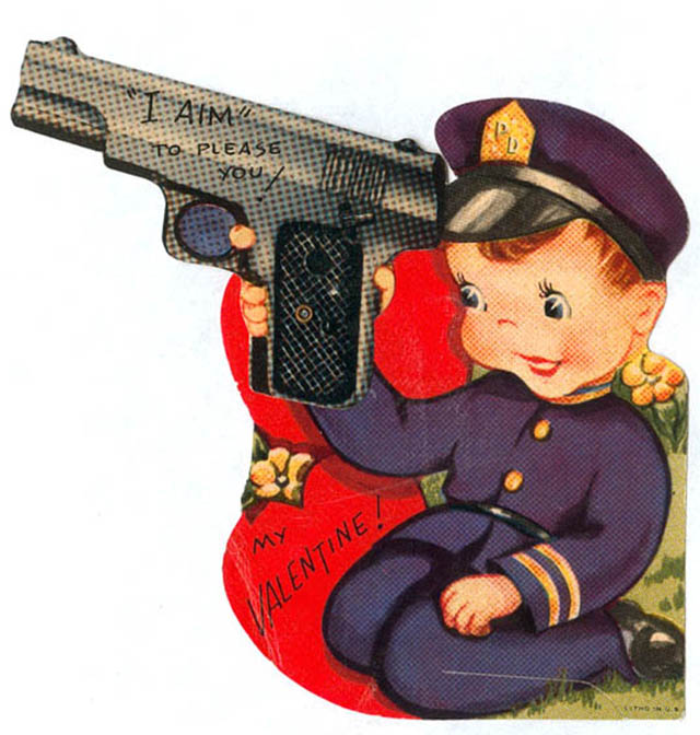 Vintage Valentine's Weird Cards