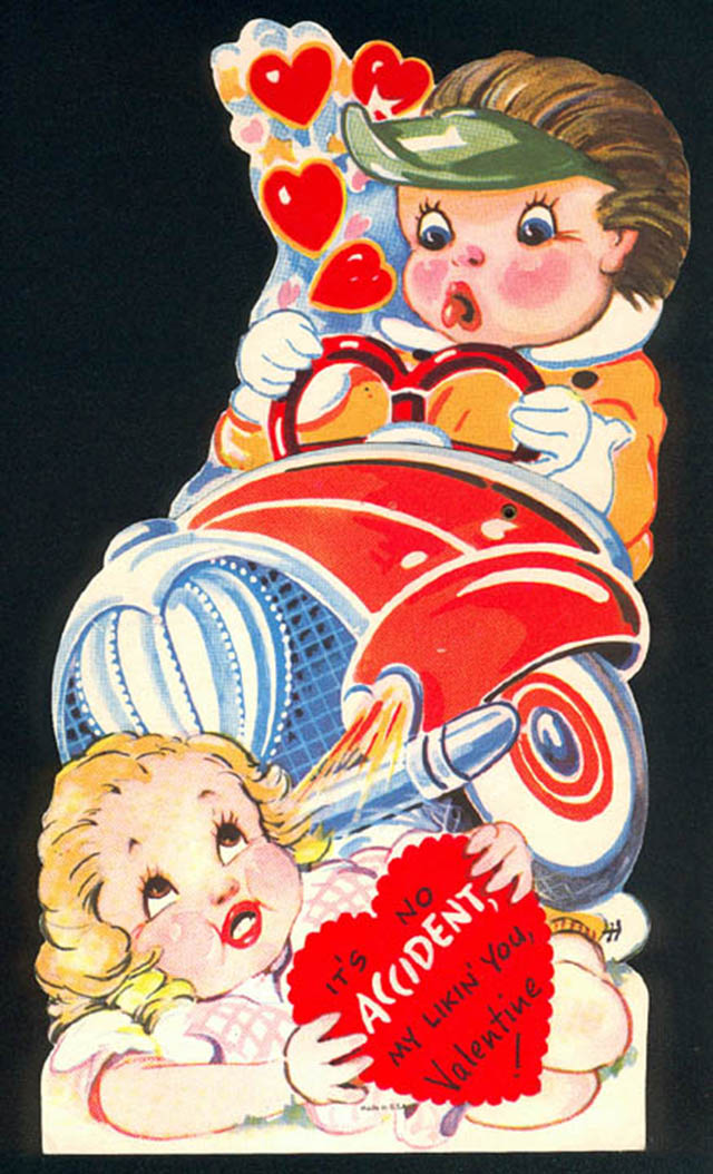 Vintage Valentine's Weird Cards