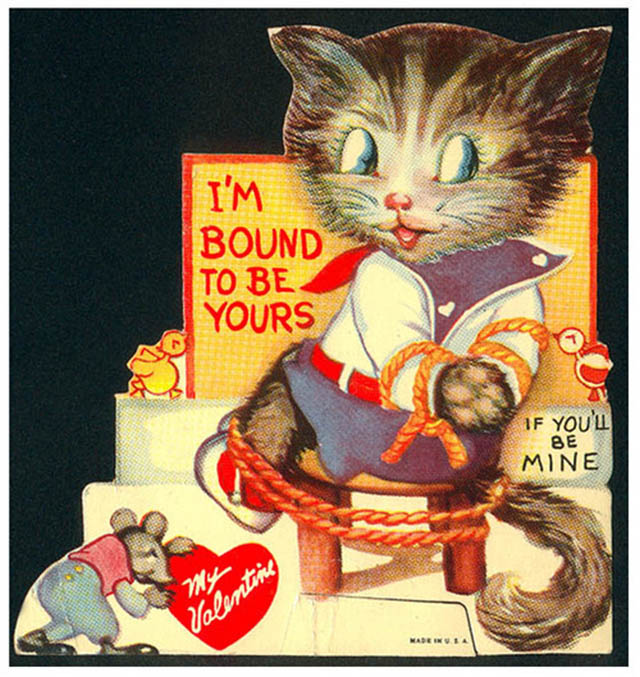 Vintage Valentine's Weird Cards