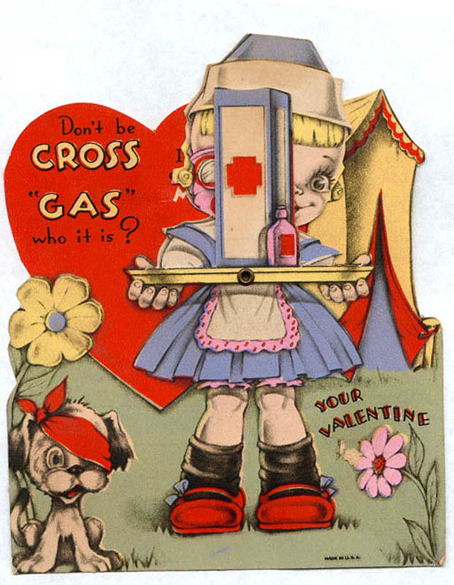 Vintage Valentine's Weird Cards