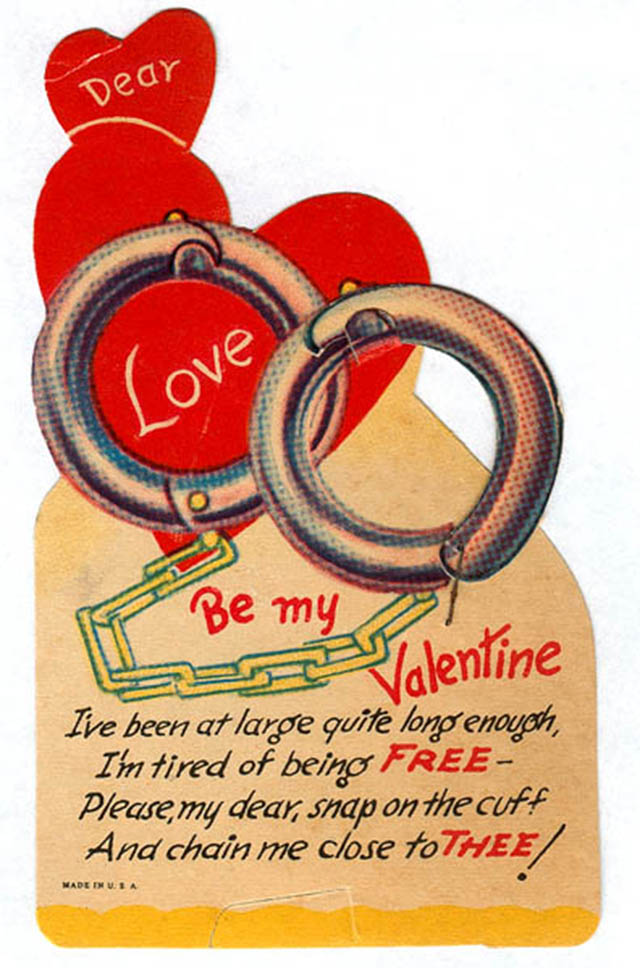 Vintage Valentine's Weird Cards