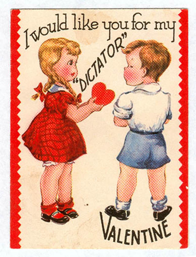 Vintage Valentine's Weird Cards