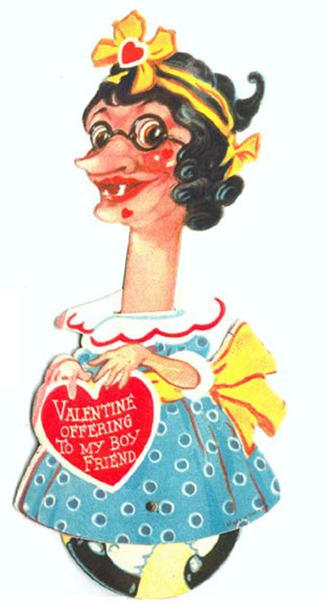 Vintage Valentine's Weird Cards